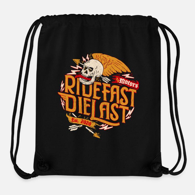 ride fast - Stanley/Stella Recycled Gym Bag - black