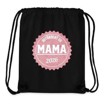 Mama 2026 Beförderung - Stanley/Stella recycelter Gym Bag - Schwarz - Vorne