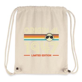 Original 1947 Vintage Retro Tee - Stanley/Stella Recycled Gym Bag - natural - Front