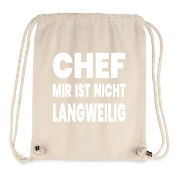 chef - Stanley/Stella Recycled Gym Bag - natural - Front