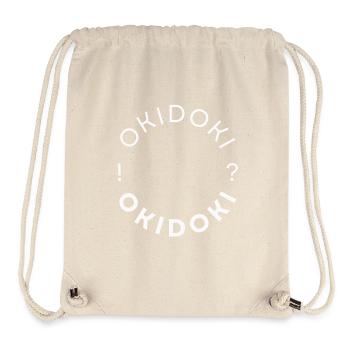 Okidoki Kreisdesign - Stanley/Stella recycelter Gym Bag - Naturweiß - Vorne