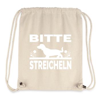 Dackel - Stanley/Stella recycelter Gym Bag - Naturweiß - Vorne