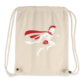 Spartan Sprint Sword Mascot Spartan Runner - Stanley/Stella Recycled Gym Bag - natural - Front