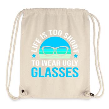 Optician Ophthalmologist Optics - Stanley/Stella Recycled Gym Bag - natural - Front