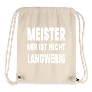 Meister - Stanley/Stella recycelter Gym Bag - Naturweiß - Vorne