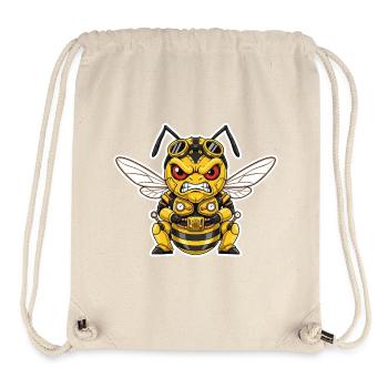 Hornet Steampunk Warrior Pressure and Steam - Stanley/Stella Recycled Gym Bag - natural - Front
