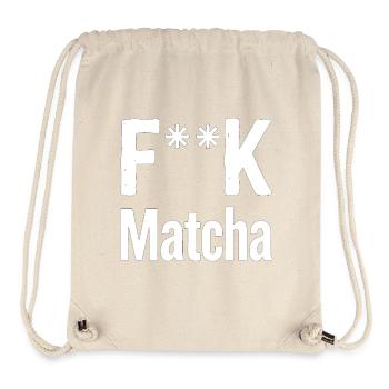 Matcha Rebellion T-shirt - Sac à cordon recyclé Stanley/Stella - blanc naturel - Devant