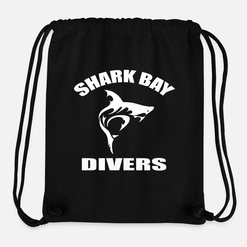 SHARK BAY DIVERS - Sac à cordon recyclé Stanley/Stella - noir