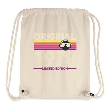Originale Retro Limited Edition von 1978 - Stanley/Stella recycelter Gym Bag - Naturweiß - Vorne