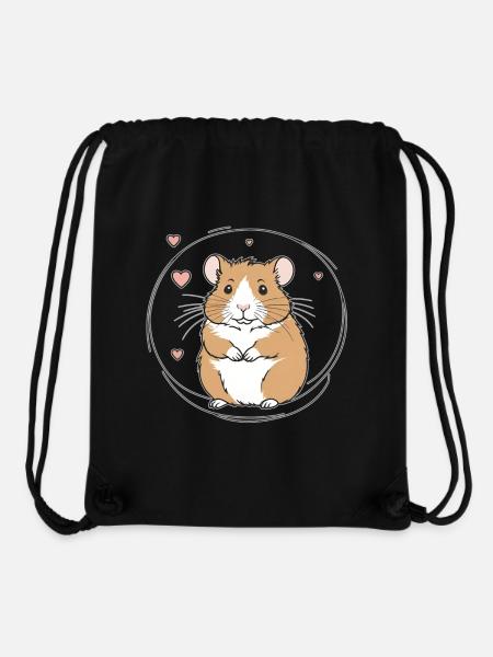 Hearty hamster - Stanley/Stella Recycled Gym Bag - black