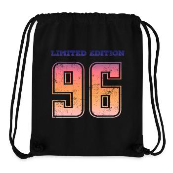 Vintage 1996 - Stanley/Stella recycelter Gym Bag - Schwarz - Vorne