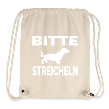 Dackel - Stanley/Stella recycelter Gym Bag - Naturweiß - Vorne