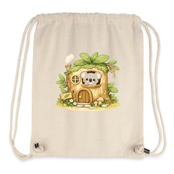 Waldhaus Koala Abenteuer - Stanley/Stella recycelter Gym Bag - Naturweiß - Vorne