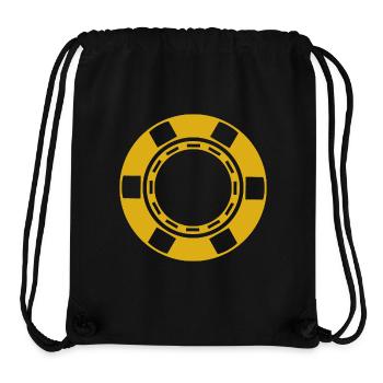 Casino coin - Stanley/Stella Recycled Gym Bag - black - Front