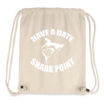 RENDEZ-VOUS GALANT - SHARK POINT - Sac à cordon recyclé Stanley/Stella - blanc naturel - Devant