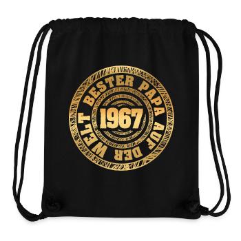 Gold Stamp 1967 Vintage - Stanley/Stella Recycled Gym Bag - black - Front
