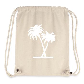 Palmen - Stanley/Stella recycelter Gym Bag - Naturweiß - Vorne