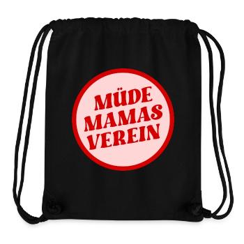 Müde Mamas Verein - Stanley/Stella recycelter Gym Bag - Schwarz - Vorne