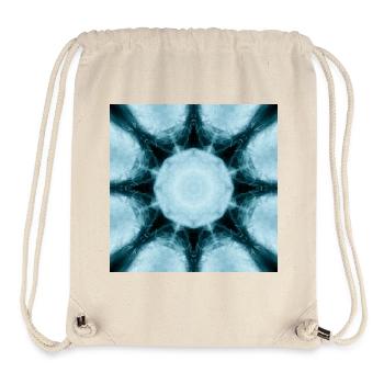 Kaléidoscope du Mandala Glacé - Sac à cordon recyclé Stanley/Stella - blanc naturel - Devant
