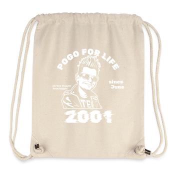 25. Geburtstag Pogo for life since 06/2001 - Stanley/Stella recycelter Gym Bag - Naturweiß - Vorne