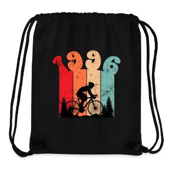 Vintage 1996 - Stanley/Stella recycelter Gym Bag - Schwarz - Vorne