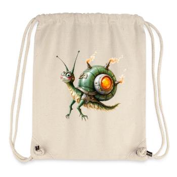 Steampunk-Schneckenreaktor - Stanley/Stella recycelter Gym Bag - Naturweiß - Vorne
