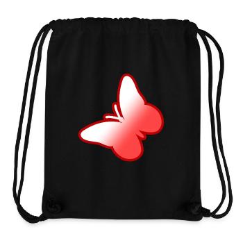 Schmetterling - Stanley/Stella recycelter Gym Bag - Schwarz - Vorne
