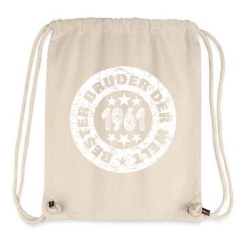 1961 - Stanley/Stella recycelter Gym Bag - Naturweiß - Vorne