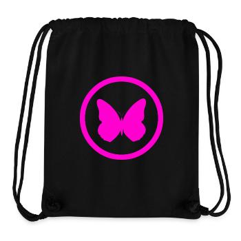 Schmetterling - Stanley/Stella recycelter Gym Bag - Schwarz - Vorne
