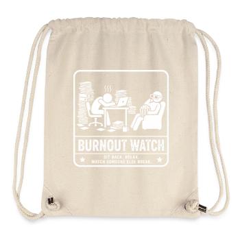 Burnout Watch: Rest instead of stress - Stanley/Stella Recycled Gym Bag - natural - Front