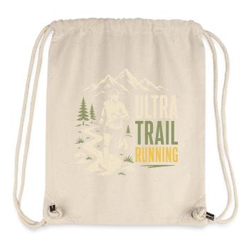 Ultra Trail Running - Sac à cordon recyclé Stanley/Stella - blanc naturel - Devant