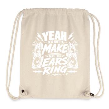 Music that makes the festival moment unforgettable - Stanley/Stella Recycled Gym Bag - natural - Front