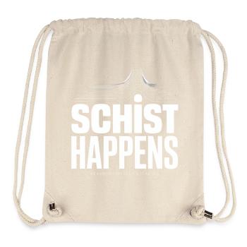 Schiefer passiert Geologie Tee - Stanley/Stella recycelter Gym Bag - Naturweiß - Vorne