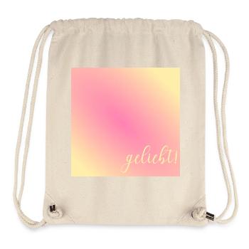 Geliebt Nachricht Liebe - Stanley/Stella recycelter Gym Bag - Naturweiß - Vorne