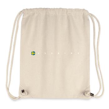 Sverige flag - Stanley/Stella Recycled Gym Bag - natural - Front