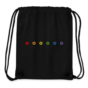 LGBT rainbow donuts LGBT lgbtqi queer - Stanley/Stella Recycled Gym Bag - black - Front
