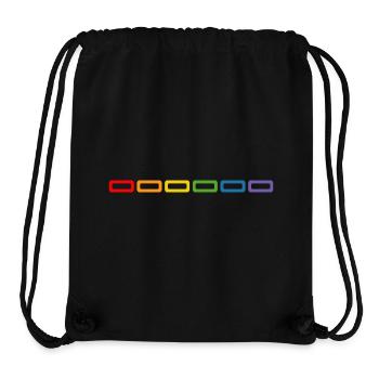 LGBT Shirt Regenbogen für den nächsten CSD. - Stanley/Stella recycelter Gym Bag - Schwarz - Vorne