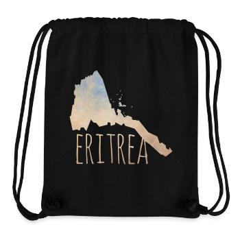 Eritrea - Stanley/Stella recycelter Gym Bag - Schwarz - Vorne