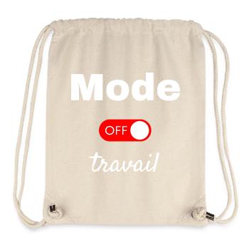 Off work mode - Stanley/Stella Recycled Gym Bag - natural - Front