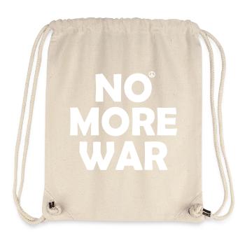 No more war - Stanley/Stella Recycled Gym Bag - natural - Front