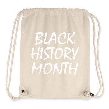 Black history month - Stanley/Stella recycelter Gym Bag - Naturweiß - Vorne