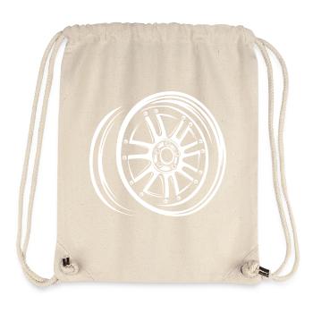Stylische Tuning-Felge – Auto-Design - Stanley/Stella recycelter Gym Bag - Naturweiß - Vorne