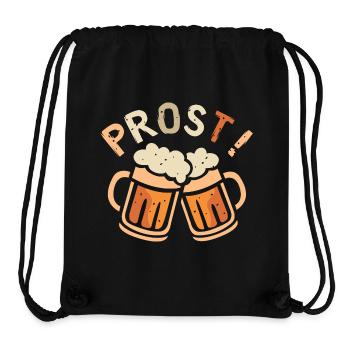 Prost Bierkrug Cheers Design - Stanley/Stella recycelter Gym Bag - Schwarz - Vorne