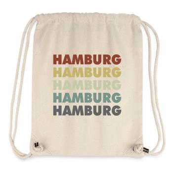 Hamburg - Hansestadt - Deutschland - Germany - Stanley/Stella recycelter Gym Bag - Naturweiß - Vorne