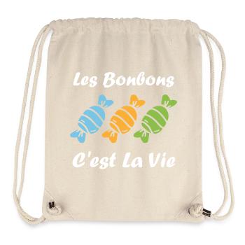 Candy is life - Stanley/Stella Recycled Gym Bag - natural - Front