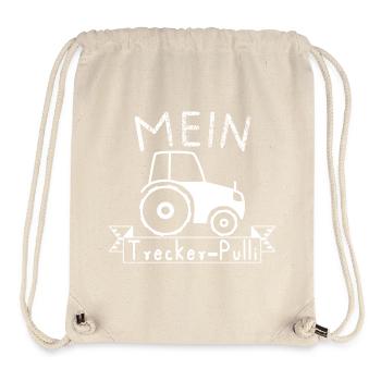 Mein Treckerpulli Traktor - Stanley/Stella recycelter Gym Bag - Naturweiß - Vorne