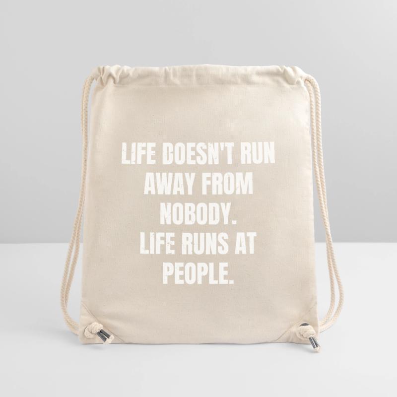Das Leben läuft niemandem davon, an dem das Leben vorbeiläuft Stanley/Stella recycelter Gym Bag