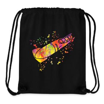 Bob Team Anschieber Bob - Stanley/Stella recycelter Gym Bag - Schwarz - Vorne