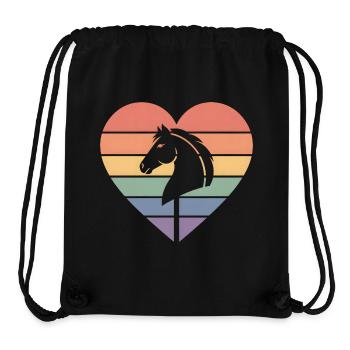 Hobby Horsing Steckenpferd - Stanley/Stella recycelter Gym Bag - Schwarz - Vorne