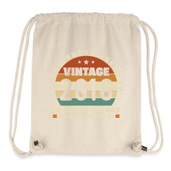 2016 Vintage Retro Geburtstagsgeschenk - Stanley/Stella recycelter Gym Bag - Naturweiß - Vorne